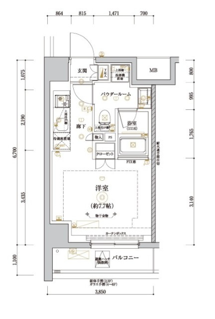 ＲＥＬＵＸＩＡ　ＣＩＴＹ　北新宿 の間取り