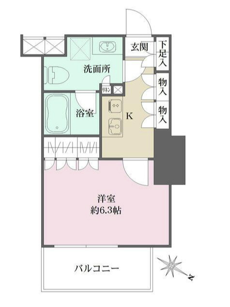 ザ・パークワンズ渋谷本町の間取り