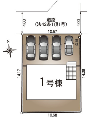【区画図】 | 浜松市浜名区豊保 新築一戸建て 2期 | 区画図です