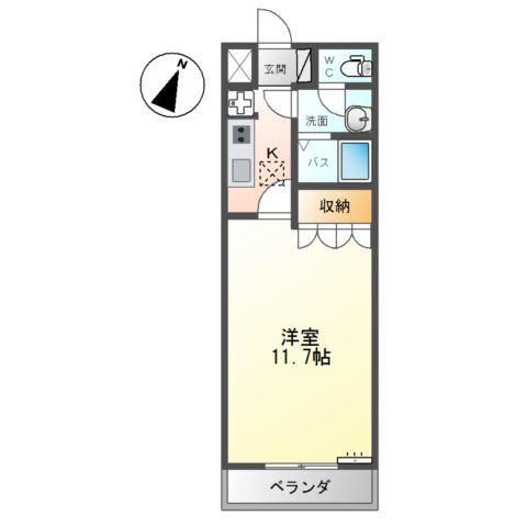 エレガンスⅠの間取り
