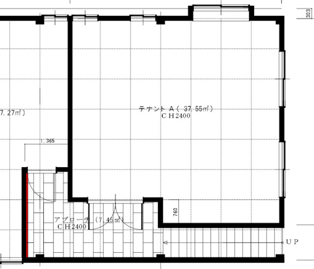城東町テナントの間取り