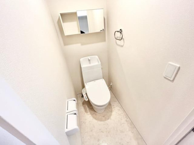 【トイレ】 | 仮）水戸市見川５丁目新築アパート | シャワー付トイレ（イメージ）