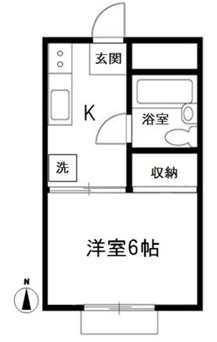 ドミールＫの間取り