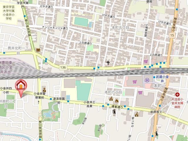 ドミールＫの地図