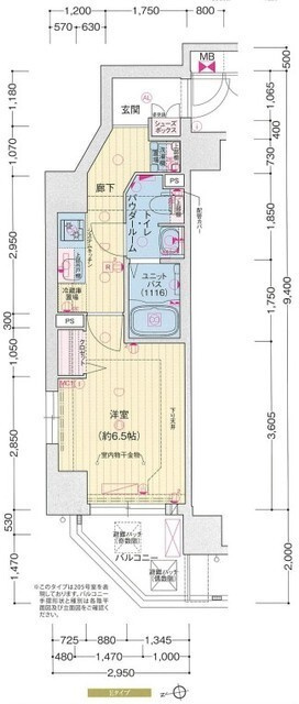 プレサンス木場公園の間取り