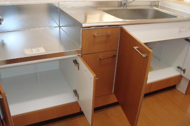 サニーヒルズ高根山の収納|キッチン収納下