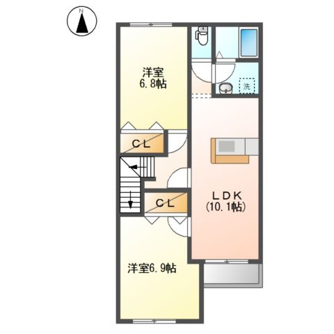 サニーヒルズ高根山の間取り