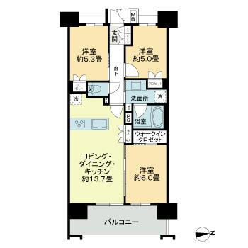 ＭＪＲ鹿児島中央駅前ザ・ガーデンの間取り