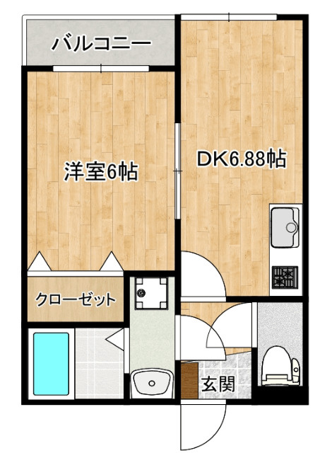 ファイン赤崎の間取り