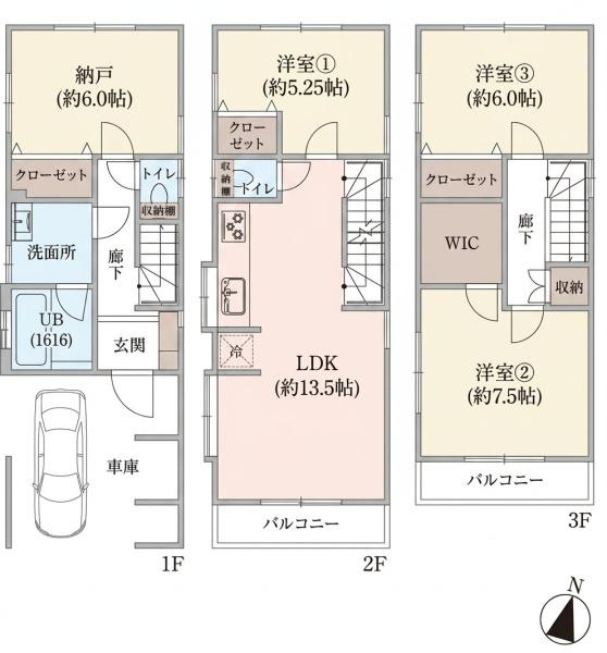 川崎市川崎区京町１丁目の中古一戸建の間取り|使い勝手の良い4LDK
お気軽にお問い合わせください。