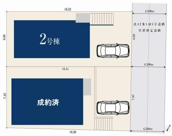横浜市旭区万騎が原の新築一戸建の区画図|閑静な住宅地にございます！
是非現地へお越しください！