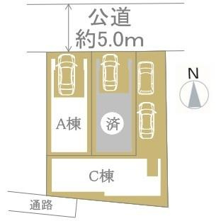 川崎市幸区南加瀬３丁目の新築一戸建の区画図|限定3棟A棟の販売です！
お気軽にお問合せ下さい！