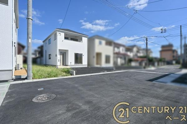 クレイドルガーデン市場 ３号棟 ／新築一戸建の前面道路含む現地写真|■現地撮影写真■
