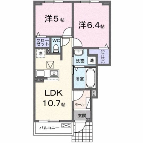 グローブコクブＣの間取り
