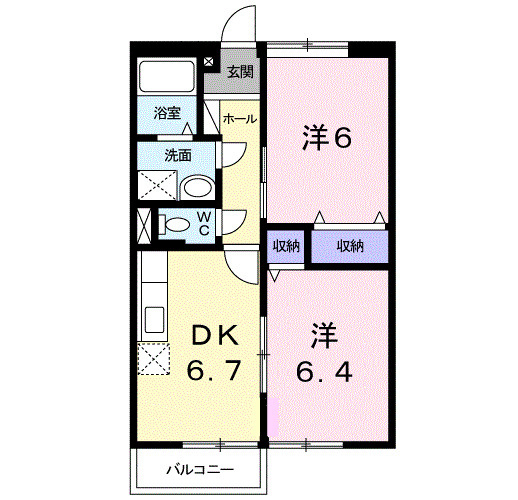 【間取り】 | ガーデンハイムＣ
