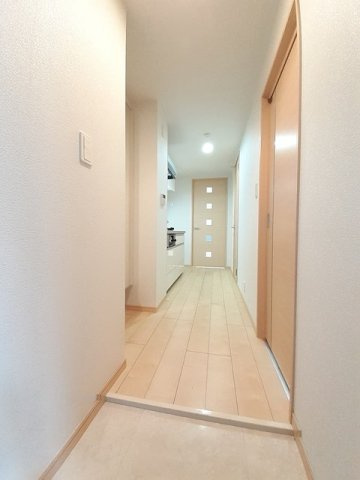 アメニティ万代の玄関