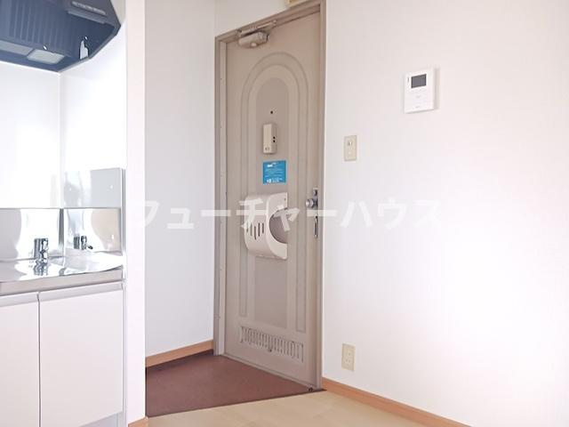 グリーンハイツＡの玄関