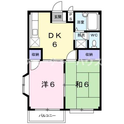 エルディム大沼の間取り