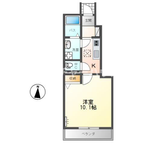 メープルタウン　Ｂ棟の間取り