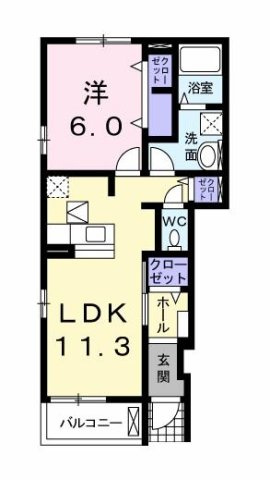 【間取り】 | イースト　Ｎ