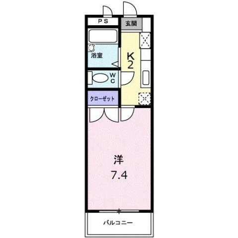 ペルレパークＢの間取り