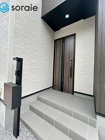 入間市鍵山8期全2棟　新築戸建　グラファーレの玄関|2026/6/23 撮影