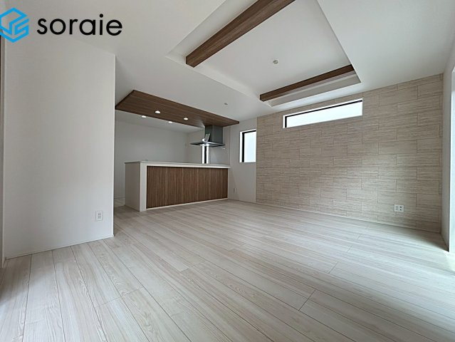 入間市鍵山8期全2棟　新築戸建　グラファーレの居間・リビング|2026/6/23 撮影