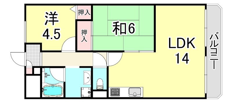 エムグランツ壱番館の間取り