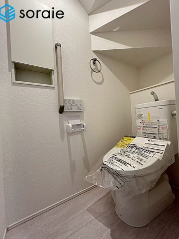 入間市鍵山8期全2棟　新築戸建　グラファーレのトイレ|2026/6/23 撮影