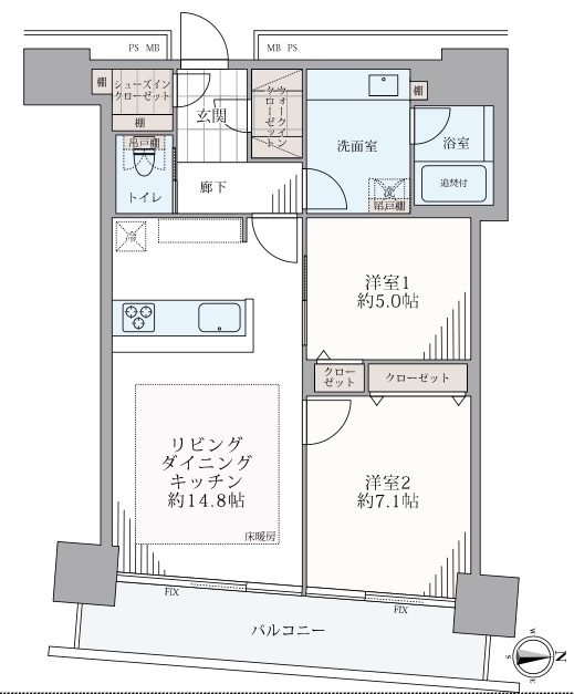Ｍ．Ｍ．ＴＯＷＥＲＳ　ＦＯＲＥＳＩＳ　ＲＡ棟　★仲介手数料無料★
