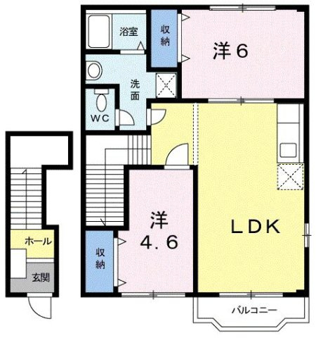 【間取り】 | ヴィオレッテＴ・Ｕ－Ｂ