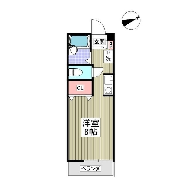 ロックハイツ1の間取り