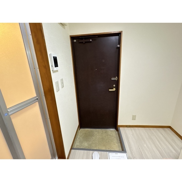 リエス館林の玄関|きれいな玄関です