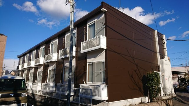 レオパレスネージュの外観|2022年12月に外壁塗装致しました。
