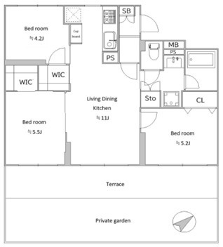 ライオンズマンション調布ヶ丘の間取り