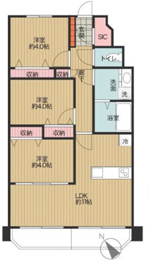 カクタス田無マンションの間取り