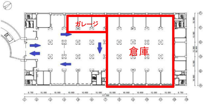 【区画図】 | ＴＥＲＲＡＤＡビジネスストレージ　勝島