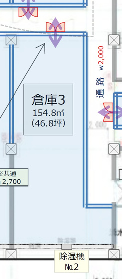 【間取り】 | ＴＥＲＲＡＤＡビジネスストレージ　勝島