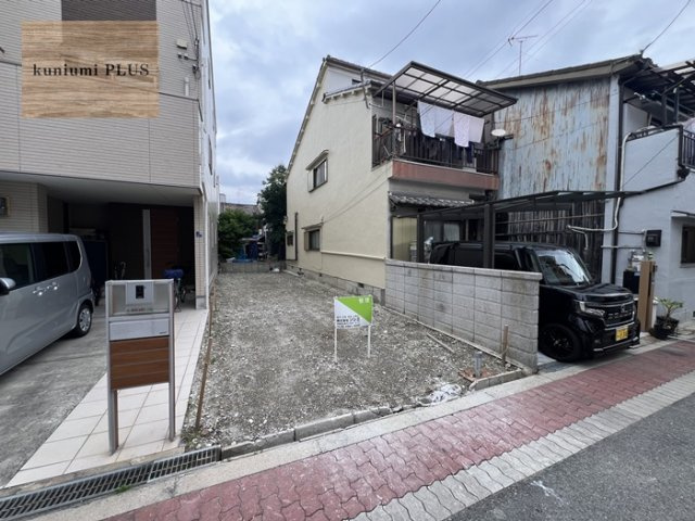 大阪市旭区清水2丁目の前面道路含む現地写真
