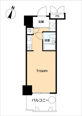神戸市東灘区岡本１丁目のマンションの間取り
