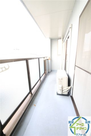 ディアコートＫのバルコニー