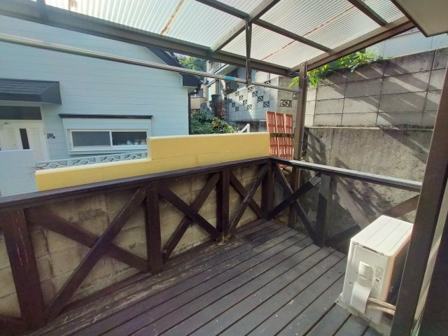 矢岳町　一戸建のバルコニー