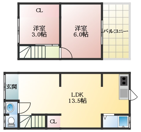 【間取り】 | TC立部