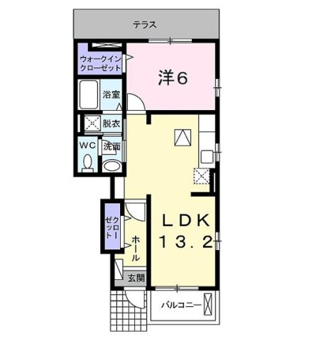 カルム　ＯＮＯ　弐番館の間取り