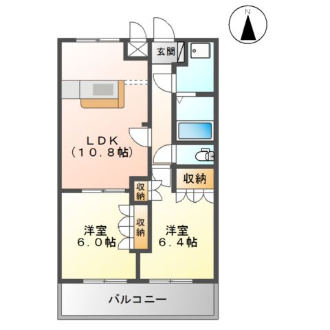 カーサ・オランジュの間取り
