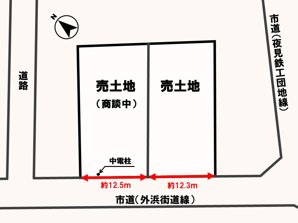 米子市夜見町　売土地