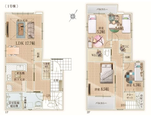 東村山市青葉町2丁目・全1棟　新築一戸建