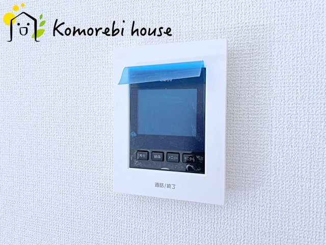 上尾市川　新築一戸建て　グラファーレ　03の防犯設備|モニター付きインターホンです