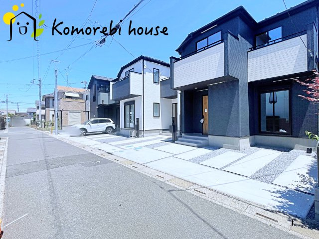 上尾市川　新築一戸建て　グラファーレ　03の前面道路含む現地写真|前面道路含む現地写真です