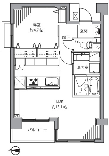 フォレステージ西早稲田の間取り